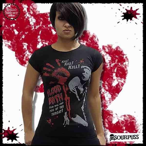 セール品 ホラーパンク ファッション 服 Tシャツ 半袖 B級ホラー映画柄 クリックポスト送料無料/...