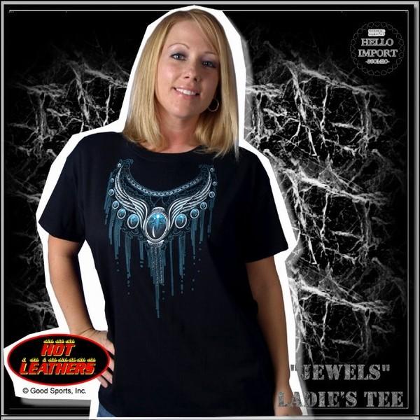 廃盤 羽ばたく鷲エキゾチック柄 半袖Tシャツ レディース Tee プリシュランク/ wot156