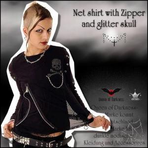 パンクロック ファッション ダメージメッシュ ドクロ柄長袖ｔシャツ Tee 服 レディース Wot267 Wot267 Hello Import 通販 Yahoo ショッピング