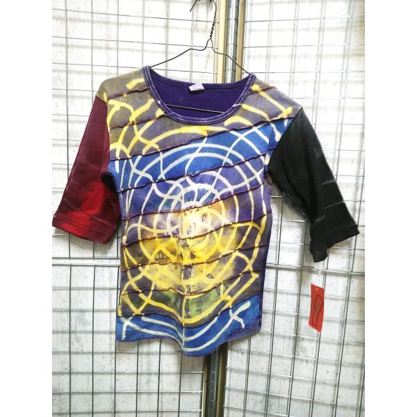 訳あり　ネパール 半袖 タイダイ Tシャツ tee ユニセックス アジアンファッション/wot356