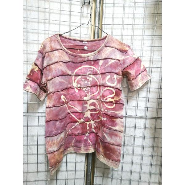 ネパール 半袖 タイダイ柄 Tシャツ tee レディース メンズ ユニセックス アジアンファッション...