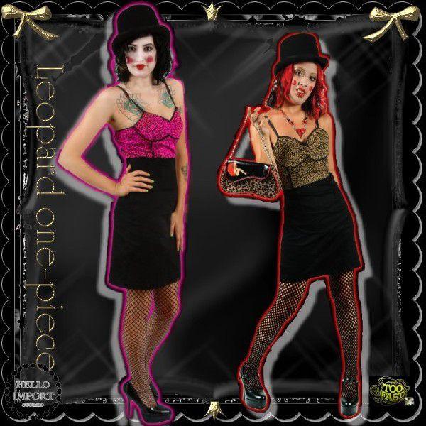 廃盤 レアアイテム パンク 服 ファッション ワンピース レディース アニマル柄 入手困難 ビジュア...