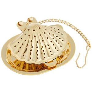 佐藤金属興業 SALUS ティーストレーナー シェル ゴールド 日本製