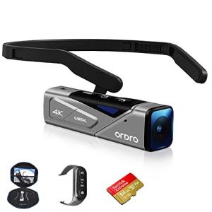EP7ミニボディカメラウェアラブルカムコーダー スマートフォンへのWiFi接続 64GB microSDXC 4Kビデオカメラ