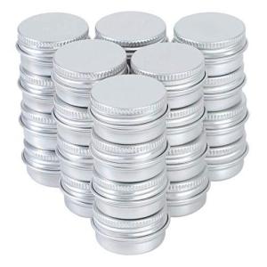 化粧品 アルミ缶 クリームケース 小分け シルバー