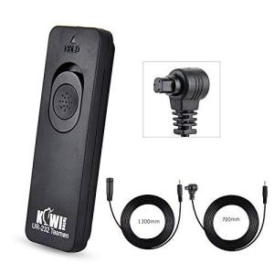 Kiwifotos RS-80N3 / TC-80N3 シャッターリモコン リモートレリーズ Canon EOS R5 / 5D IV III II