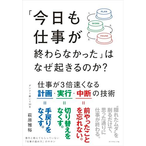 「今日も仕事が終わらなかった」はなぜ起きるのか？ 仕事が３倍速くなる計画・実行・中断の技術