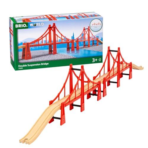 BRIO 木製レール 知育玩具 ダブルサスペンション橋 対象年齢 3歳~ 33683 誕生日 クリス...