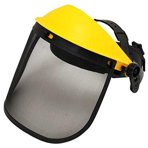 セフティー3(Safety-3) 刈払作業用 防災面メッシュ KB-13 ワンタッチでサイズ調整可能