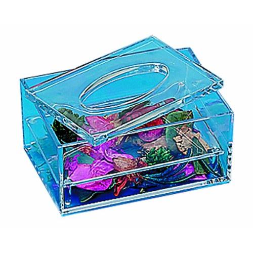 蝶プラ工業 モダン 透明 スチロール ポケットティッシュケース 691189