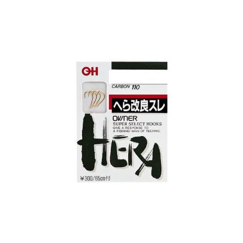 オーナー(OWNER) 金 ヘラ改良スレ フック 3-0.8 40576 釣り針