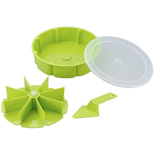 下村企販 電子レンジ対応 ケーキ型 【日本製】 デザート型 カット不要 ヘラ付き プリン ゼリー 寒...