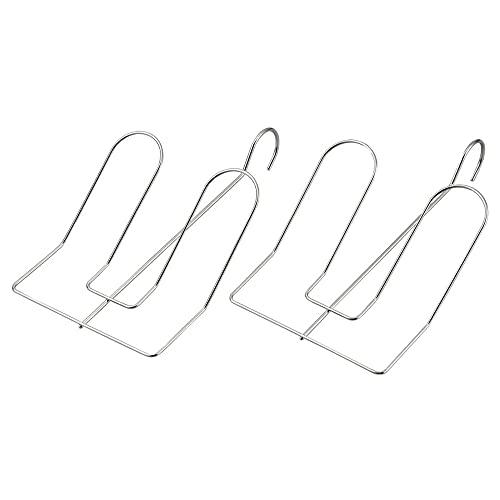 下村企販 乾きやすい シューズ・バスブーツハンガー 2本組 【日本製】 様々なサイズに対応 丈夫なス...