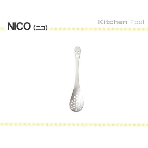 佐藤金属興業 SALUS ニコ レンゲスプーン 穴明 日本製