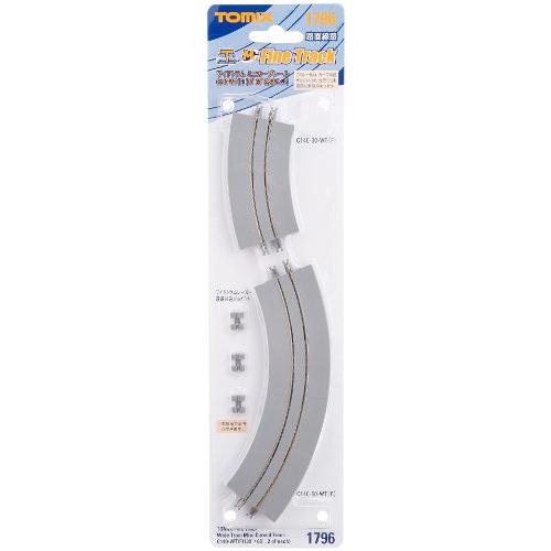 TOMIX Nゲージ ワイドトラムミニカーブレール C140-WT F 30°60°各2本セット 1...