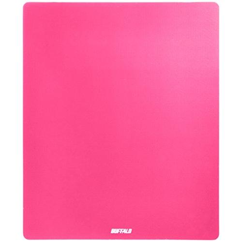 バッファロー iBUFFALO マウスパッド メタル調 ピンク BSPD10PK