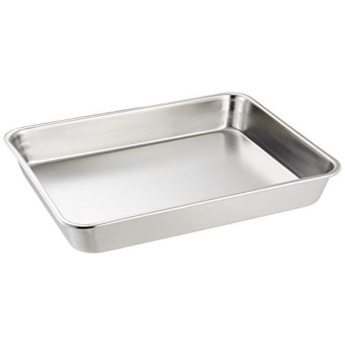 クローバー 18-8 浅型 角バット 15枚取