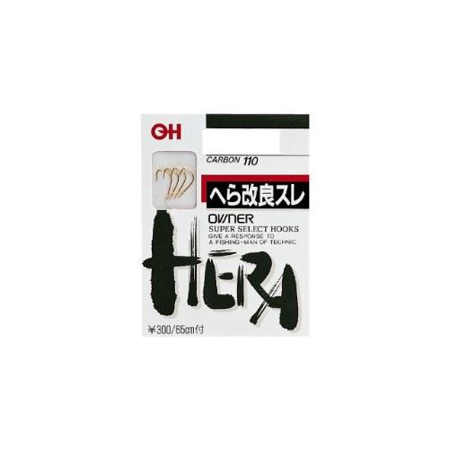 オーナー(OWNER) 金 ヘラ改良スレ フック 4-0.6 40576 釣り針