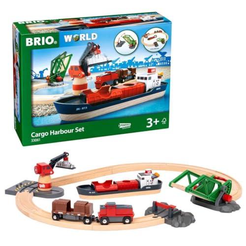 BRIO (ブリオ) カーゴハーバーセット [全16ピース] 33061 対象年齢 3歳~ 対象年齢...