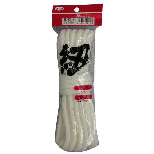 ユタカメイク ザ・紐 極太紐 ホワイト AC‐301 5M