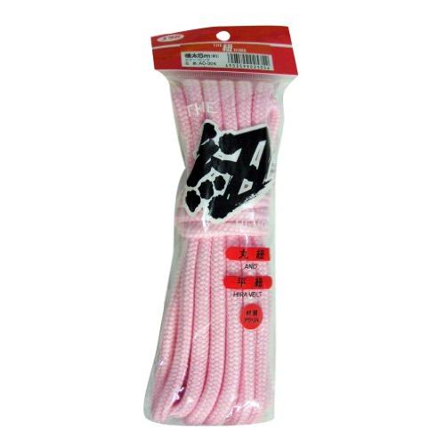 ユタカメイク ザ・紐 極太紐 ピンク AC‐304 5M