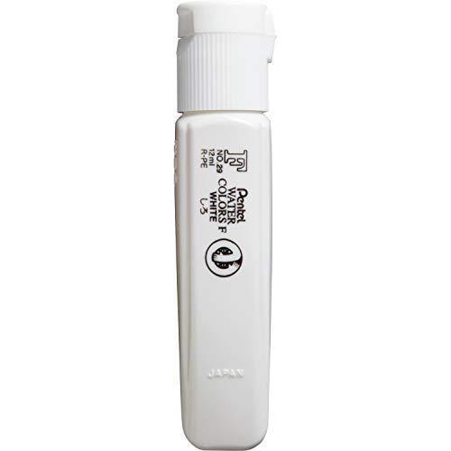 ぺんてる 絵の具 エフ水彩 ポリチューブ しろ WFCT29