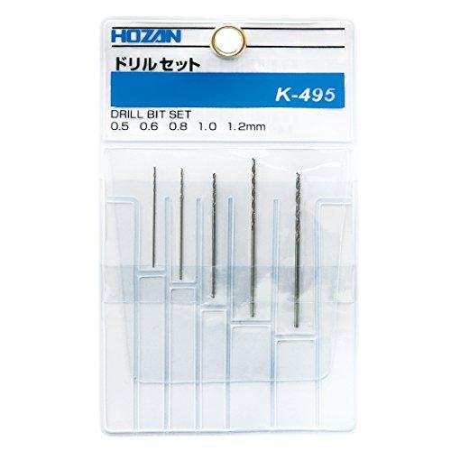 ホーザン(HOZAN) ドリルセット ピンバイスに最適 5本入組:0.5/0.6/0.8/1.0/1...