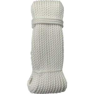 ユタカメイク ビニロントラックロープ 6mm×30m 3ッ打 NV-630 片端サツマ加工 輪加工 ...