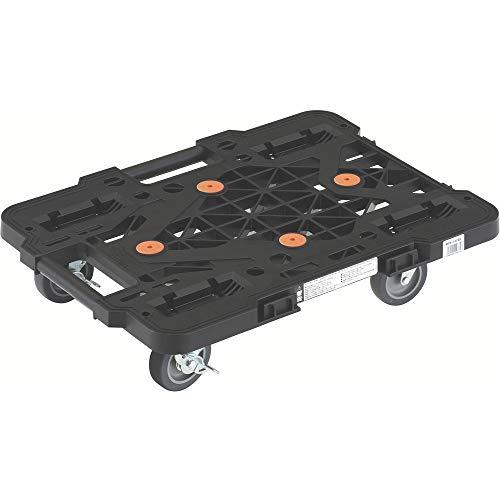 トラスコ中山(TRUSCO) 平台車 軽量 ルートバンメッシュタイプ 連結・スタッキング可能 自在側...