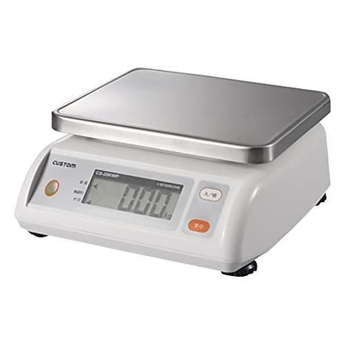 カスタム (CUSTOM) デジタル防水はかり 2kg ステンレス皿付 CS-2000WP