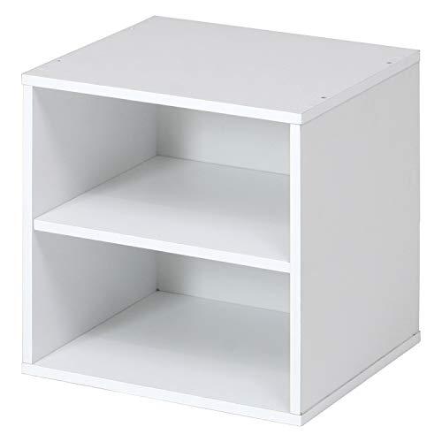 不二貿易(Fujiboeki) キューブボックス 2段 幅34.5×奥行29.5×高さ34.5cm ...