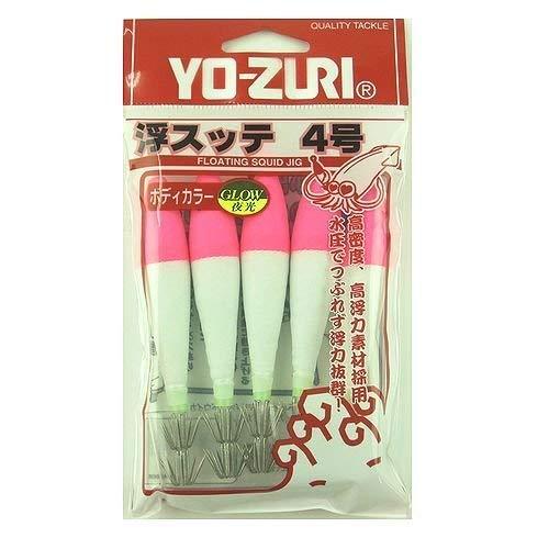 DUEL(デュエル) 浮スッテカン布巻 TY2 5本入 4.0号 L2 Lピンク×白 D54