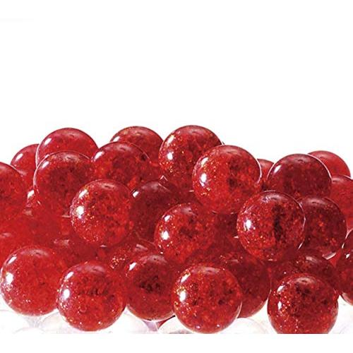 松野ホビー ビー玉 ガラス玉 日本製 15mm フラッシュ レッド 1袋(100粒入) C1257