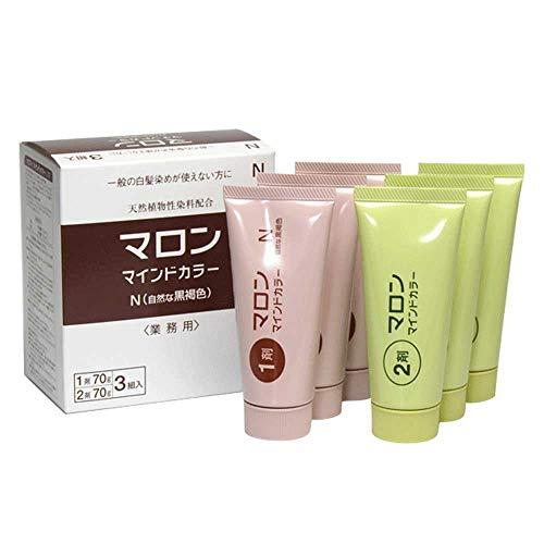 マロン マインドカラー N (自然な黒褐色)：3組入