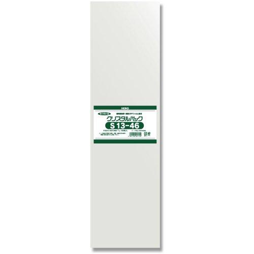 シモジマ ヘイコー 透明 OPP袋 クリスタルパック 13×46cm 100枚 S13-46 006...