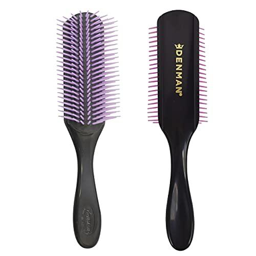 デンマン トリコ インダストリーズ トリコインダストリーズ ブラシ ブラック×パープル ヘアブラシ ...