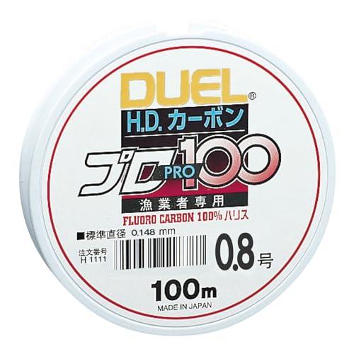 DUEL(デュエル) フロロライン 0.8号 HDカーボンプロ100S 0.8号 クリアー H111...