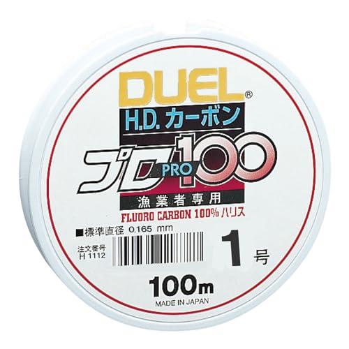 DUEL(デュエル) フロロライン 1号 HDカーボンプロ100S 1号 クリアー H1112