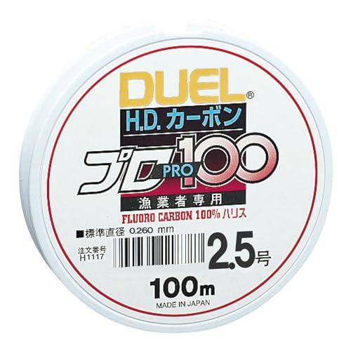 DUEL(デュエル) フロロライン 2.5号 HDカーボンプロ100S 2.5号 クリアー H111...