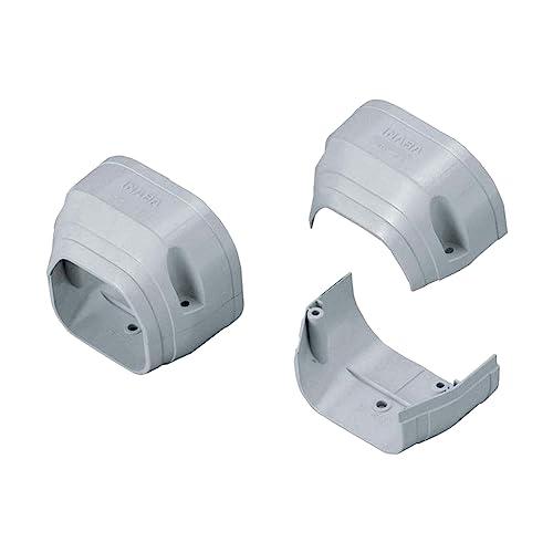 因幡電工 配管化粧カバー 端末カバー 機器接続部用 グレー SE-77-G