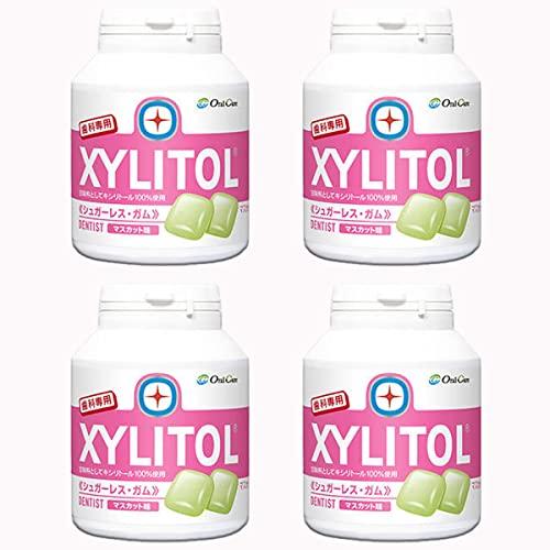 オーラルケア 歯科専用 ロッテ キシリトールガム ボトルタイプ 90粒 × 4本セット マスカット味