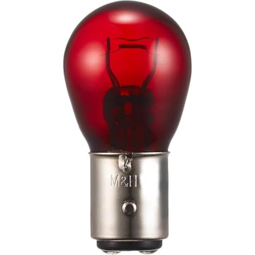M&amp;Hマツシマ 電球 12V21/5W レッド S25 BAY15D 1個入 1P3407RE ライ...
