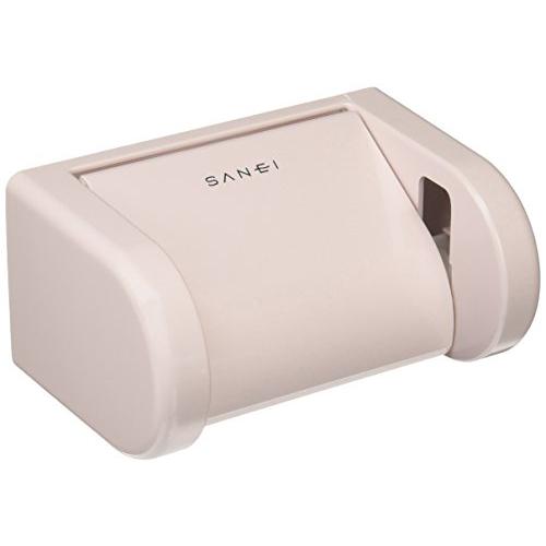 SANEI(サンエイ) ペーパーホルダー ワンタッチ着脱 ビス・接着テープ付き ピンク W37-P