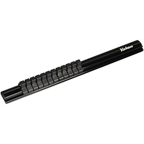 コーケン アルミソケットレール 3/8(9.5mm)SQ.クリップ12ヶ付き 全長300mm RSA...