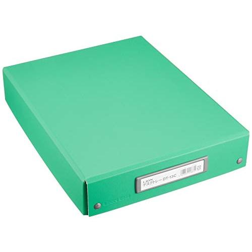 ライオン事務器 デスクトレー A4 DT-13C-G グリーン