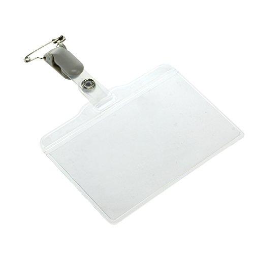 ライオン事務器 タッグ名札 10個 ソフト 横型 N73K-10P