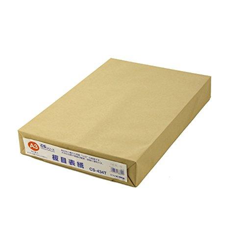 ライオン事務器 厚紙 板目表紙 A3 CS-434T 白