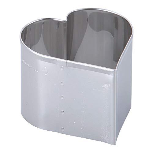 遠藤商事 野菜抜き型 シルバー No.6 業務用 パテ抜 ハート BPT05006