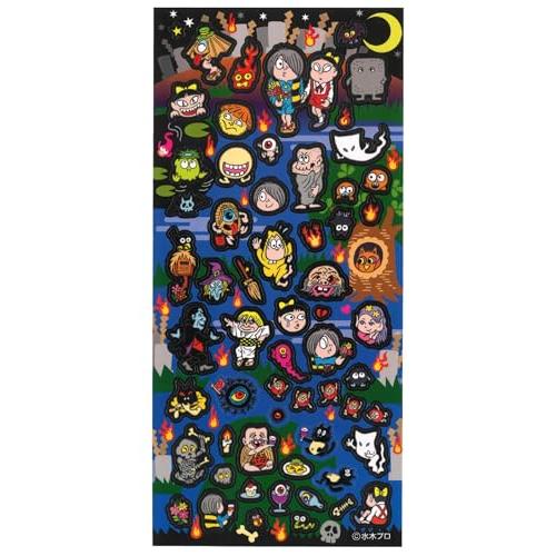 妖怪舎 ゲゲゲの鬼太郎 妖怪 シール/ステッカー (夜の宴)