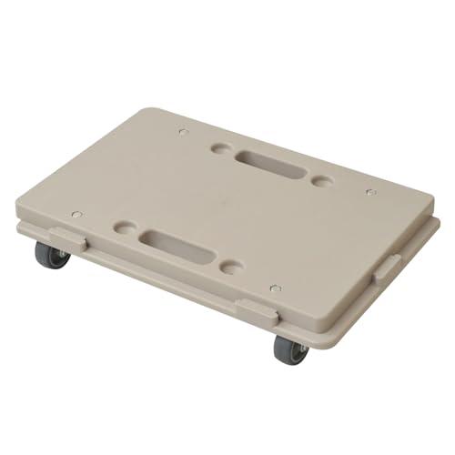 山善(YAMAZEN) 家庭用平台車 ホームキャリー 27.5×41cm【日本製】エラストマーキャス...